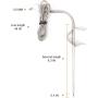 QuliMetal Grill Auger Motor, Thermostat Controller Kit and High Temperature Meat Probe for Traeger Wood Pellet Grills