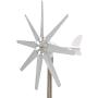 Wind Turbine Generator 8 Blades Wind Turbine Motor with Charge Controller Wind Turbine Generator Kit for Boat Marine Garden Monitoring or Street Lighting-with Controller 12v