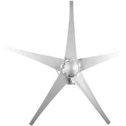 YaeMarine Wind Turbine Generator, 400W 12V Wind Turbine Businesses 5 Blade Wind Controller Turbine Generator kit for Home/Camping, White, Black, Blue, Red, Green (White)