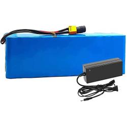 Wnicek 48V Electric Bike Battery 10Ah 13S 4P Lithium-ion Battery Pack with Charger for 200W 250W 350W 500W Motor Fit for Electric Scooters Electric Wheelchairs E-Bike