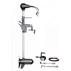 Caroute W400-48V 180LB Brushless Electric Boat Trolling Motor for Steering Wheel Control Large Thrust Saltwater 180 Pound