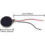 Aodesielectronics 10x2.7mm Coin Flat Vibrating Motor DC 3V Micro Vibration Motor for Mobile Phone(5 Pcs)