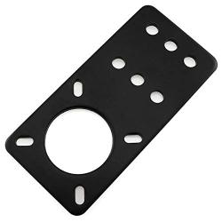 E-outstanding Nema 17 Stepper Motor Mount Flat Bracket Black Aluminum Alloy Mounting Plate for CNC 3D Printer