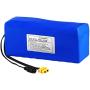 36V 12Ah E-Bike Lithium Ion Battery Pack, with 42V Charger + Built-in 20A BMS, for 200W-500W Motors, Rechargeable Replacement Battery