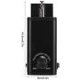 FD609C Aluminum Adjustable Speed Barbecue Grill Oven 3-12V DC Motor BBQ 5.7x2.4 inches Tool Accessory for Camping Kitchen Use (US)
