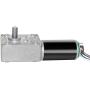 BEMONOC Small Self-Locking DC Turbo Worm Geared Motor 12V 27RPM with Encoder, High Torque Speed Reduction Motor for Intelligence Appliance
