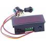 KNACRO 6V 12V 24V Digital Display LED DC Motor Speed Controller PWM Stepless Speed Control Switch HHO Driver - Black CCM5D