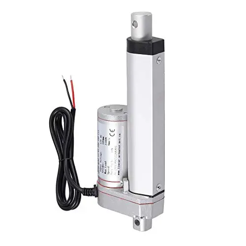 Justech Linearmotor Verstellantrieb Toröffner Linear Actuator Motor 12v DC 1500N 100mm Lineartechnik Electric Motor Putter Gleichstrommotor Elektro Zylinder Schubstangenmotor für Auto Möbel USW.