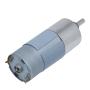 555 High Torque Micro Brush DC Motor Low Speed Gear Reduction Motor Eccentric Shaft Gearbox Diameter 37mm High Torque All Metal Gear Electric Micro Gear Motor (24 Volt, 500RPM)