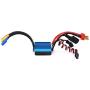 YOUQUKEJI 2435 4800KV 4P Sensorless Brushless Motor with 25A Brushless ESC Electric Speed Controller for 1/16 1/18 RC Car Truck