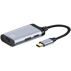 Xiwai USB-C Type-C USB3.1 to 1000Mbps Gigabit Ethernet Network LAN Adapter with Female PD Power Port