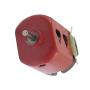 sourcing map Flat Electric 130 Motor 1.5V DC 9000RPM 400mA Red Black