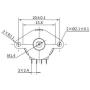 PM Stepper Motor Bipolar 12 VDC step angle 18/50° 1-2 phase
