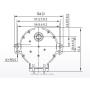 Synchronous Motor 220 VAC 6 Poles Controlled (50SM40-170S)