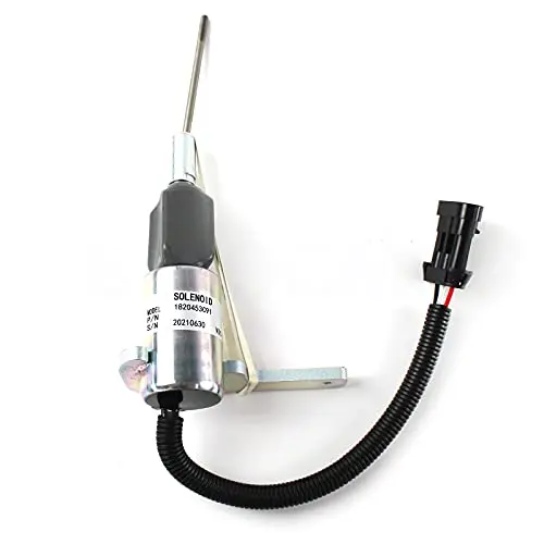 1820453C91 3795 12V Stop Solenoid - SINOCMP Shutdown Solenoid for DT466E Diesel Fuel Engine Equipment, 3 Month Warranty 1820453C91 3795 12V Stop Solenoid - SINOCMP Shutdown Solenoid for DT466E Diesel Fuel Engine Equipment, 3 Month Warranty