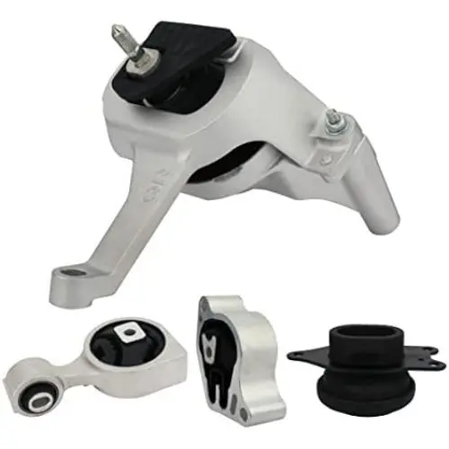 Engine Motor and Transmission Mount Set of 4 - Fits Nissan Altima 2007-2012 2.5L Automatic Transmission - Replaces A4339, A4340, A4350, A4353 - Front, Right, Left, Rear Mount