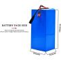 Jieoto 36V E-Bike Battery 13Ah 15Ah 18Ah 18650 Electric Bike Lithium Battery Pack with Charger+ BMS Fit for 250W 350W 450W 500W 750W Motor