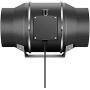 MicroMall Quiet 6” Inline Duct Fan with 0-100% Variable Speed Controller - Ventilation Exhaust Fan Using for Heating Cooling Booster, Grow Tents, Hydroponics,Home use Ventilation and Exhaust Blower.