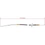 The ROP Shop | Lower Shift Cable Kit for 1983-1990 MerCruiser R, MR, Alpha One Sterndrive Boat Motor