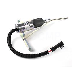1820453C91 3795 12V Stop Solenoid - SINOCMP Shutdown Solenoid for DT466E Diesel Fuel Engine Equipment, 3 Month Warranty