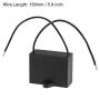 uxcell Ceiling Fan Capacitor CBB61 36uF 250V AC 2 Wires Metallized Polypropylene Film Capacitor 58x45x26mm for Electric Fan Pump Motor Generator