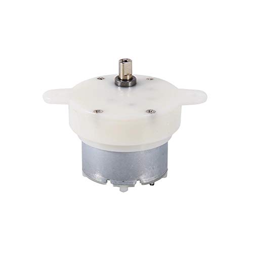 Mini 12V 3 RPM Micro Gear Box Electric Motor,4mm Shaft Diameter High Torque DC Motor,Slow Speed Electric Motor for Mobile Phone Display;Handicraft Display; Jewelry Display; Gift Display