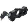 Modengzhe Mototcycle Handlebar Anti-Theft Lock Aluminum Safety Grip Brake Additional Lock for Motorbikes Scooters ATVs Dirt Bikes (Black)