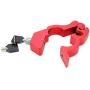 Modengzhe Mototcycle Handlebar Anti-Theft Lock Aluminum Safety Grip Brake Additional Lock for Motorbikes Scooters ATVs Dirt Bikes (Red)
