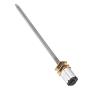 DC 6/12V N20 Metal Speed Reduction Motor Micro Electric Motor with Long Output Shaft M4 x 100mm(6V 500RPM)