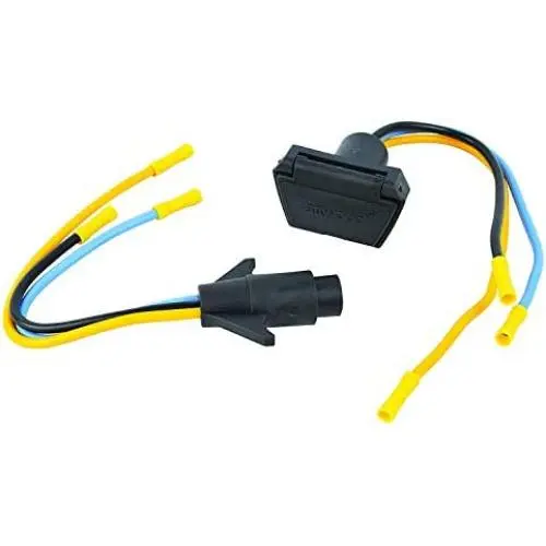 Attwood 7622-7 3-Wire 12V/24V Trolling Motor Connector, 10 Gauge