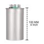 AUKENIEN 55+5 uF 55/5 MFD 370V or 440V Dual Run Start Round AC Capacitor 55 5 uF 370 440 VAC CBB65B Air Conditioner Capacitors for Motor Fan Start or Heat Pump or Condenser Straight Cool