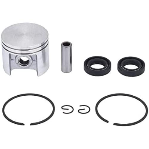 Cancanle 42.5mm Piston Ring Oil Seal Kit for STIHL 025 MS250 MS 250 Chainsaw Engine Motor Parts 11230302000/96380031581