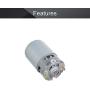Fielect 12V DC Motor 22500RPM Round Shaft High Torque Electric Motor for Drills, DIY Electric/Electronic Projects, Robots, RC Vehicals, Remote Controlled Cars/Robot, Saw Repair/Replacement Engine