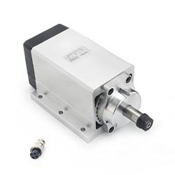 RATTMMOTOR 0.6KW 600W 110V CNC Air-Cooled Blushless Spindle Motor ER11 11000RPM 1.8A for CNC Router Engraving Milling Machine (110V)