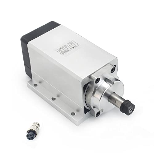 RATTMMOTOR 0.6KW 600W 220V CNC Air-Cooled Blushless Spindle Motor ER11 11000RPM 1.8A for CNC Router Engraving Milling Machine (220V)