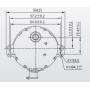 Synchronous Motor 220 VAC 6 Poles Controlled (50SM40-170S)