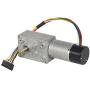 DC Turbo Worm Metal Gear Motor with 48CPR Hall Sensor Encoder 12V Low Speed 9RPM for Arduino Robot Control
