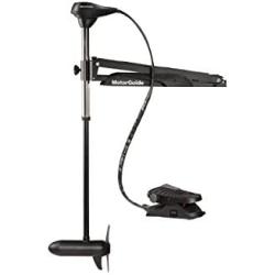 MotorGuide 940200090 X3 Freshwater Bow Mount Trolling Motor — Cable Steer, Foot-Control — 45-Inch Shaft, 55-Pound Peak Thrust