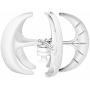 XIMULIZI 8000W Wind Turbine Generator Kit Wind Turbine Motor with Controller 5 Blades Wind Power Machine for Home Street Lighting Hybrid Solar Wind System Windmill Generator,24v