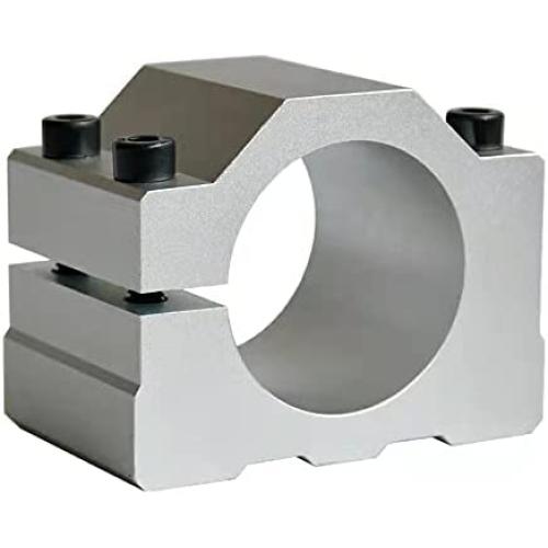 GREESUNY 52mm Aluminum Spindle Clamp Motor Mounting Bracket with 4PCS M6 Screws for CNC Router Engraving Machine
