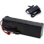 YUWYP 60V 20Ah 18650 16S3P Lithium Battery Pack Built-in 30A with BMS Same Port Suitable for Motors Below 1000W Electric Scooter Lithium Battery Pack