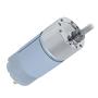 555 High Torque Micro Brush DC Motor Low Speed Gear Reduction Motor Eccentric Shaft Gearbox Diameter 37mm High Torque All Metal Gear Electric Micro Gear Motor (24 Volt, 500RPM)