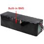 Wnicek 48V 20AH Ebike Battery Waterproof PVC Lithium-ion Battery Pack High Capacity Lithium Battery for 1000W 700W 500W 350W 250W Motor with BMS Protection and Charger