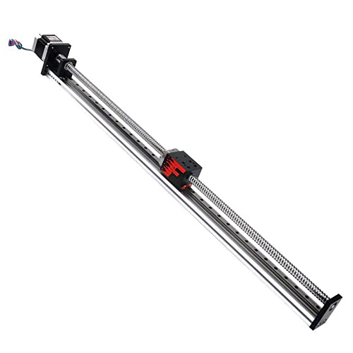 FUYU FSL40 Linear Guide Table Ball Screw Motion CNC Linear Guide Stage Actuator Motorized Nema 23 Stepper Motor[500mm Stroke]