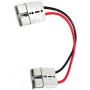 daier 1Pcs Electric Quick Connect Disconnect Connector Extension Cable 10AWG 50A 500V for Forklift Car Truck RV Boat Battary Charger,Solar Connector Extension Cable Set