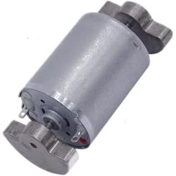 1pcs Double Vibration Motor DC6V 12V 24V 3000rpm 6000rpm 8500rpm RK370 Vibrator Sector Head Vibrating for Massager Toy (DC6V,6000rpm)