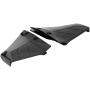 aqxreight Outboard Hydrofoil, 1 Pair of Small Hydrofoil Boat Motor Stabiliser Enigne Components for 4-50HP Outboard with Bolt Nut