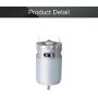 Fielect 12V DC Motor 22500RPM Round Shaft High Torque Electric Motor for Drills, DIY Electric/Electronic Projects, Robots, RC Vehicals, Remote Controlled Cars/Robot, Saw Repair/Replacement Engine