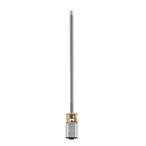 DC 6/12V N20 Metal Speed Reduction Motor Micro Electric Motor with Long Output Shaft M4 x 100mm(6V 500RPM)