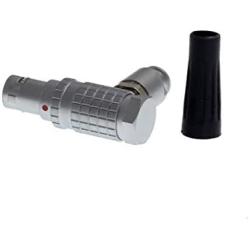 HangTon FHG.0B 7 Pin Right Angle Connector, Circular Push-Pull Male Cable Plug for Tilta Nucleus M Motor Power Data